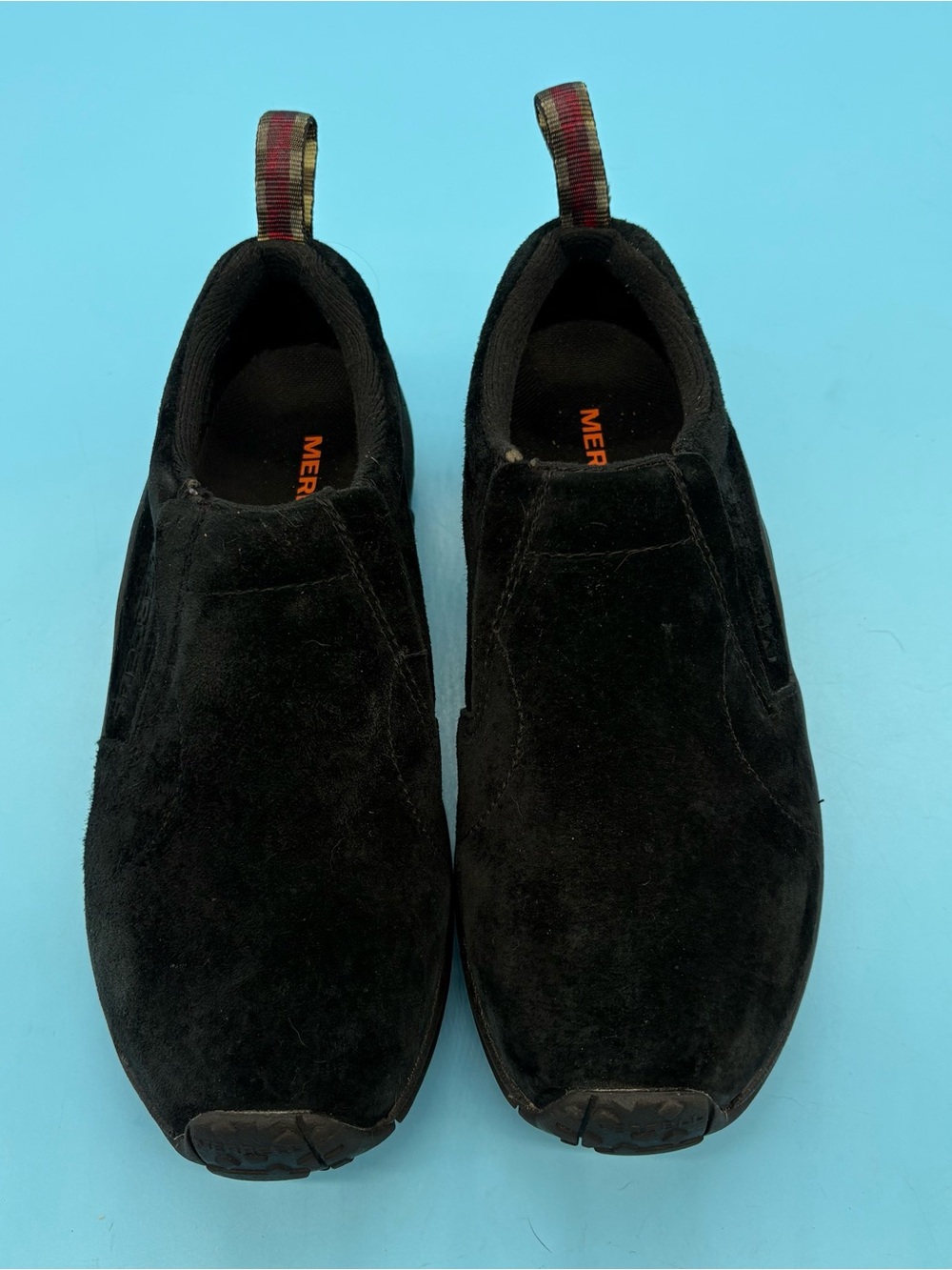 Merrell Jungle Moc Midnight Black
Suede Slip-On Shoes Size 8W - Picture 5 of 7